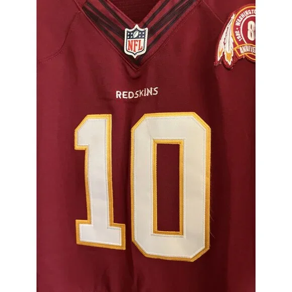 RG III Washington Redskins Nike 80th Anniversary NFL Jersey 48 Tg EEG - Picture 6 of 15